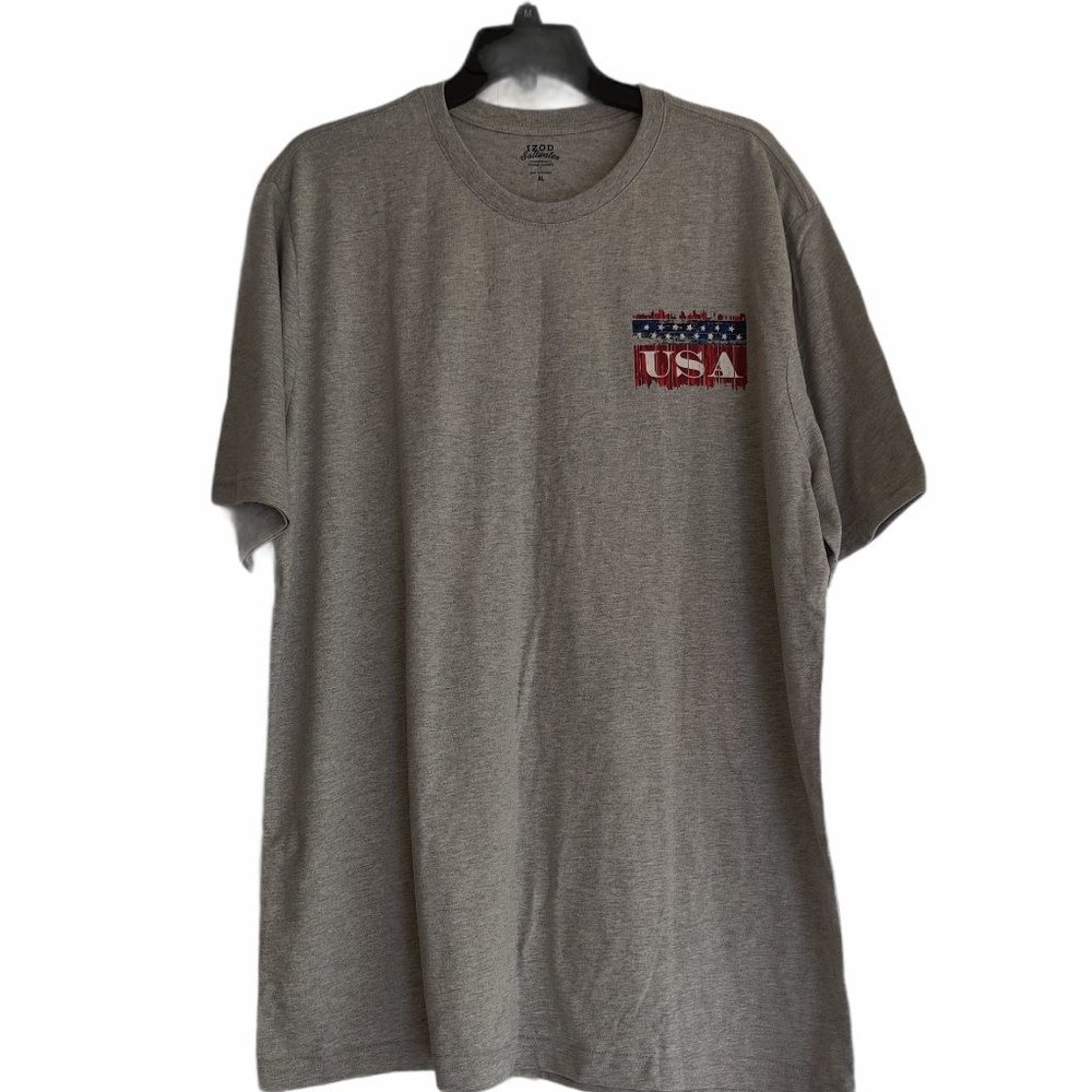 NWT - IZOD SALTWATER USA T-SHIRT - SZ XL - Picture 4 of 8